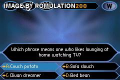 Who Wants to Be a Millionaire for GBA screenshot
