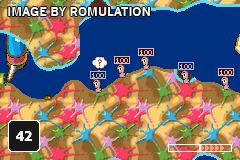 Worms World Party for GBA screenshot