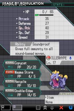 Pokemon Perl-Edition  for NDS screenshot