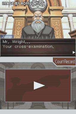 Phoenix Wright - Ace Attorney  for NDS screenshot