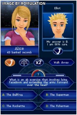 Who Wants to Be a Millionaire for NDS screenshot