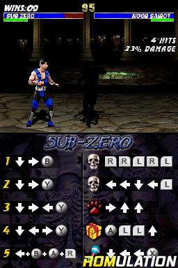Ultimate Mortal Kombat  for NDS screenshot