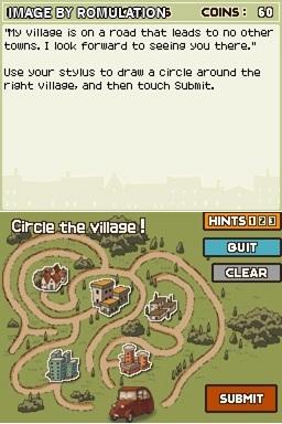 Professor Layton and the Curious Village  for NDS screenshot