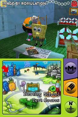 SpongeBob SquarePants - The Yellow Avenger  for NDS screenshot