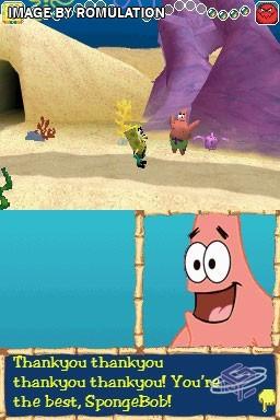 SpongeBob SquarePants - The Yellow Avenger  for NDS screenshot