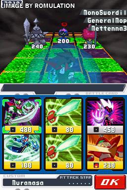 MegaMan Star Force 2 - Zerker x Ninja  for NDS screenshot