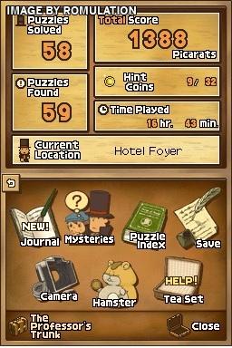 Professor Layton and the Diabolical Box  for NDS screenshot