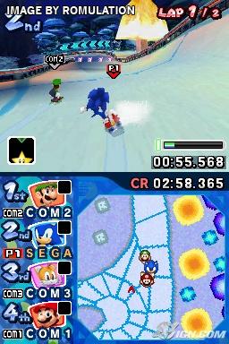 Mario & Sonic at the Olympic Winter Games  for NDS screenshot
