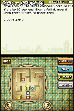 Professor Layton and the Unwound Future  for NDS screenshot