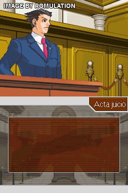 Phoenix Wright - Ace Attorney - Justice for All  for NDS screenshot