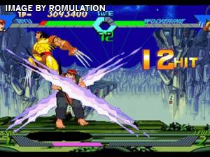 X-Men vs. Street Fighter for PSX screenshot