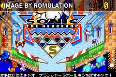 Sonic Pinball Party for GBA screenshot