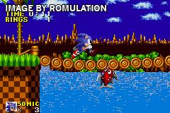 Sonic The Hedgehog - Genesis for GBA screenshot