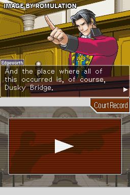Phoenix Wright - Ace Attorney - Trials and Tribulations  for NDS screenshot