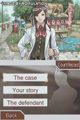 Apollo Justice - Ace Attorney  for NDS screenshot