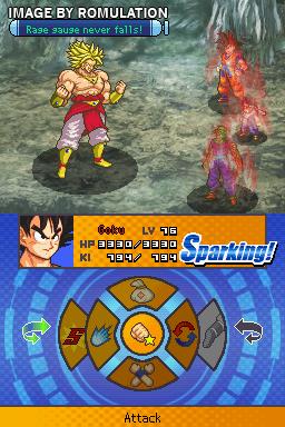 Dragon Ball Z - Attack of the Saiyans  for NDS screenshot