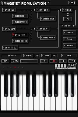 Korg DS-10+ Synthesizer  for NDS screenshot
