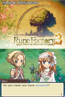 Rune Factory 3 - A Fantasy Harvest Moon  for NDS screenshot