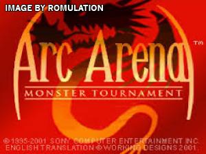 Arc the Lad - Monster Tournament - Battle Arena for PSX screenshot