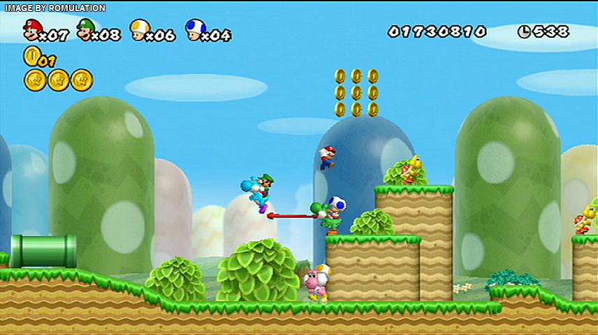 New Super Mario Bros (USA) Nintendo Wii ROM &amp; ISO Download